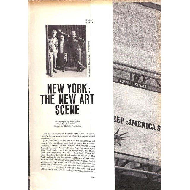 Traditional "New York: The New Art Scene" 1967 Mulas, Ugo & Solomon, Alan For Sale - Image 3 of 12
