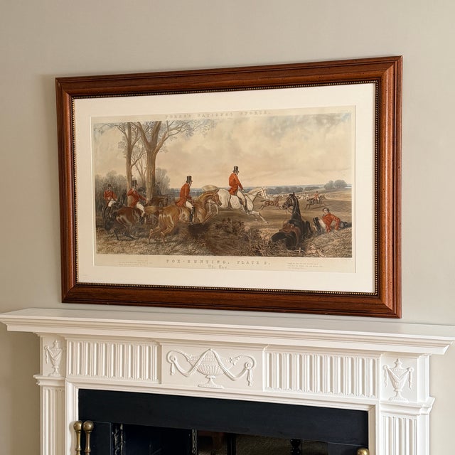 This print was published in 1852 as part of a set of four engravings in Fores’s National Sports, after an original...