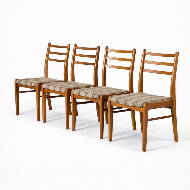 Vintage Teak Dining Chairs from Nathan, 1960s, Set of 4 For Sale - Image 9 of 9