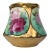 1920 Porcelain Gold Floral Match Holder For Sale