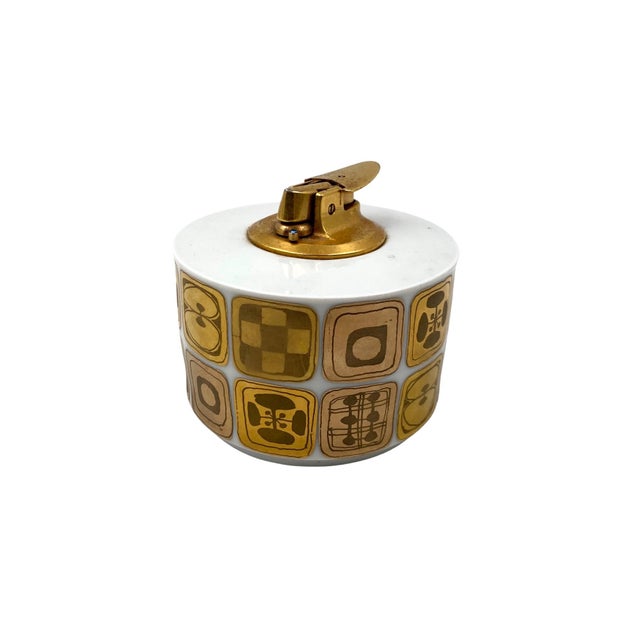 Ceramic Mid-Century Porcelain Table Lighter by Bjorn Wiinblad for Rosenthal, 1970s For Sale - Image 7 of 17