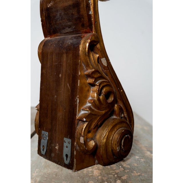 Pair of 19th Century European Giltwood Acanthus Corbels For Sale In Salt Lake City - Image 6 of 15