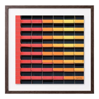 “Puerta America 02” Giclee Archival Pigment Print 24x24 Framed in Walnut For Sale
