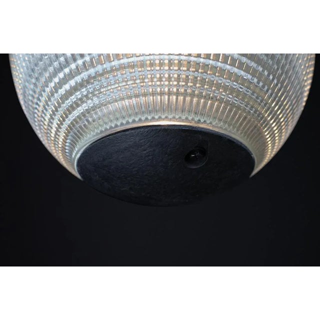 Paris Street Pendant Light from Holophane, France, 1960s For Sale - Image 15 of 18