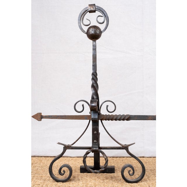 Antique Andirons For Sale - Image 4 of 8