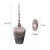 Venetia Ebony Glass Bottle with Aluminium Spired Lid - Short For Sale - Image 10 of 11