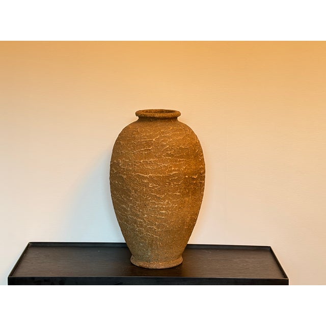 Andersson & johansson (höganäs keramik). Floor vase, earthenware, aj. . Height approx. 42 cm. Condition report. Wear from...