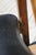 Mid Century Modern Willkie Folding Accent Chair - Black Vinyl - Oak For Sale - Image 6 of 10