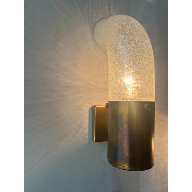 AVMazzega Murano Glass Wall Sconce by Aldo Nason for Mazzega, Italy, 1970s For Sale - Image 4 of 8