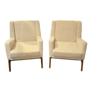 Pair of MCM Italian Gio Ponti Manner Armchairs For Sale