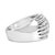 Evoking a timeless allure and sophisticated brilliance, this sterling silver cocktail ring is a true embodiment of luxury....