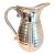 Vintage Wilton Armetale “Flutes & Pearls” Pitcher | Ribbed Pewter-Tone Metal Water Jug | Barware For Sale