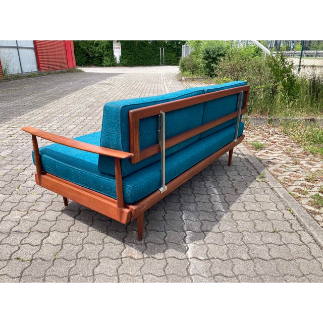 Mid-Century Modern Daybed in Teak by Wilhelm Knoll, 1960s For Sale - Image 13 of 17