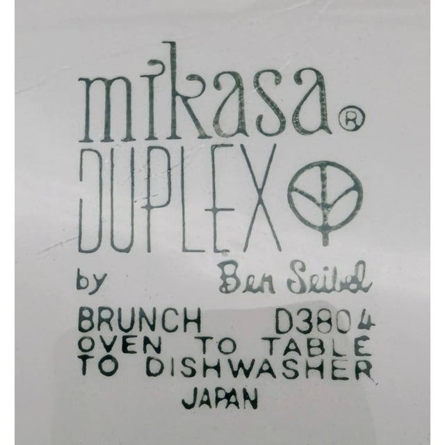 1970s Mikasa Duplex "Brunch" Chop Serving Plate Designed by Ben Seibel For Sale - Image 10 of 10