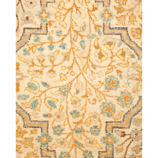 Traditional Mogul, One-of-a-Kind Hand-Knotted Area Rug - Ivory, 3' 2" x 4' 10" For Sale - Image 3 of 8