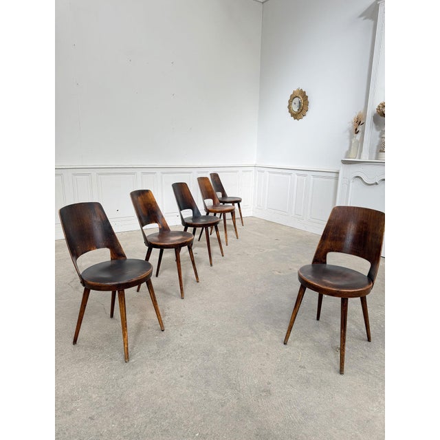 Mondor Chairs from Baumann, 1960s, Set of 6 For Sale - Image 10 of 10