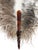 Textile Antique Art Deco Folding Hand Fan W/ Natural Ostrich Feathers and a Faux-Tortoiseshell 20" H For Sale - Image 7 of 11