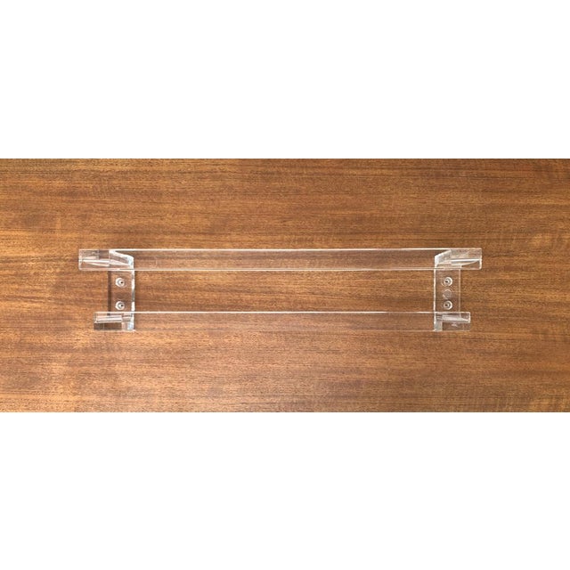 Postmodern Postmodern Acrylic Warderobe or Towel Holder, 1980s For Sale - Image 3 of 17