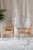 Wooden and Rope Chairs by Adrien Audoux & Frida Minet, 1960s, Set of 2 For Sale - Image 3 of 7