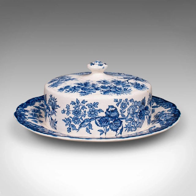 Vintage Butter Dish, English, Ceramic, Countertop, Dairy Keeper, Mid Century For Sale - Image 6 of 12