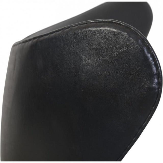 Animal Skin Vintage Egg Chair in Black Leather by Arne Jacobsen, 1963 For Sale - Image 7 of 18
