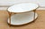Juliet Gilded Two-Tier Oval Marble Coffee Table For Sale In Los Angeles - Image 6 of 12