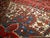 Vintage Oversized Persian Heriz Rug, Hand-Knotted Wool, Geometric Medallion Pattern, Red & Ivory, 11x19 For Sale - Image 9 of 12