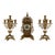 Golden Bronze Triptych Clock, Set of 3 For Sale - Image 16 of 16