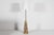 Huge conical hand painted ceramic floor lamp in the style of the Danish artist Rigmor Nielsen for Søholm, Bornholm,...