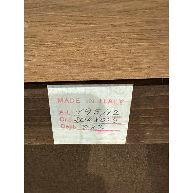 Paint Italian Artist Signed Still Life Floral Oil Painting For Sale - Image 7 of 11