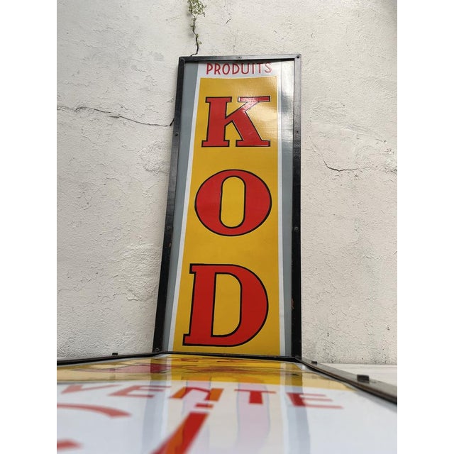 Vintage Kodak Enameled Plate For Sale - Image 5 of 18