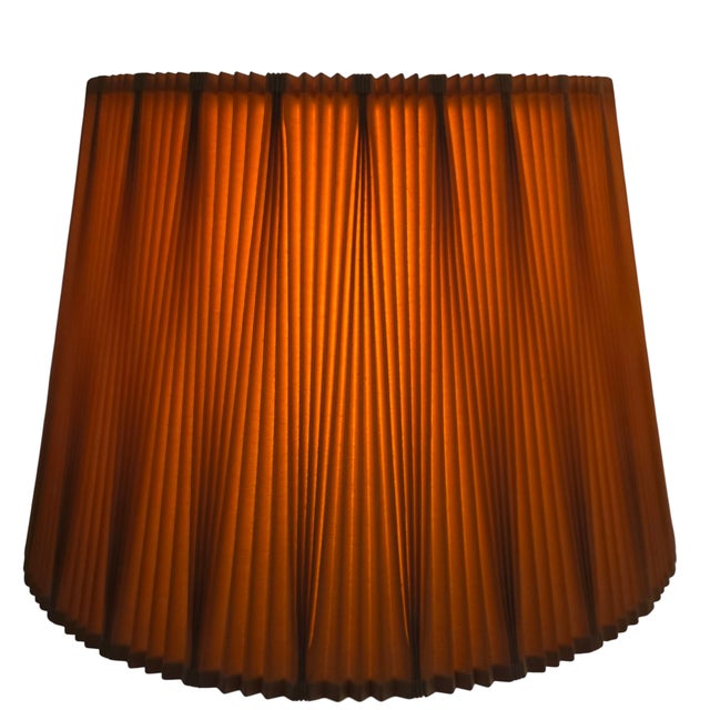 1970s Stiffel Inverted Knife Pleated MCM Shades - A Pair For Sale - Image 5 of 18