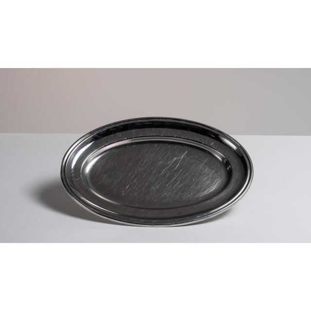 Early 20th Century France Gray Silver Tray For Sale In Greensboro - Image 6 of 15