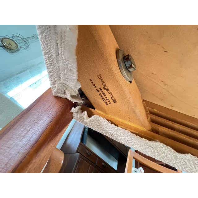 Beige 1960s Svegards Markaryd Set of 4 Swedish Teak Dining Chairs For Sale - Image 8 of 12