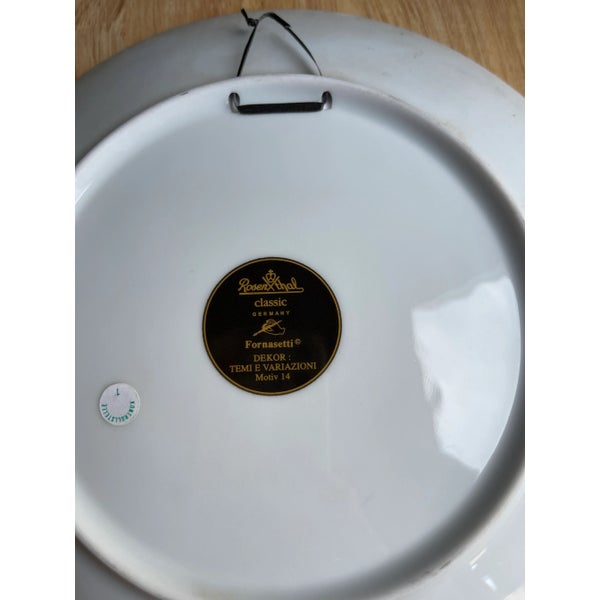 1980s Rosenthal Classic Fornasetti Motiv 41 Plate - Clam Shell