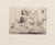 Bertha Martini - Nude and Bull - Etching on Paper - 1980s For Sale