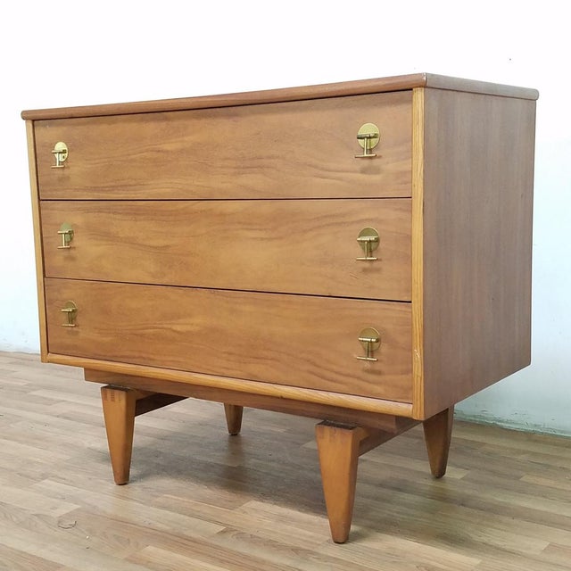 1960s Danish Modern Stanley Furniture LowBoy Dresser Credenza Chairish