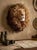 Boho Chic Vintage Faux Lion Head Taxidermy Wall Decor For Sale - Image 3 of 10
