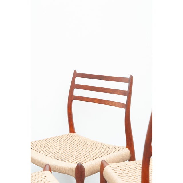 Beige Model 78 Dining Chairs in Teak by Niels Otto Møller for J.L. Møller Møbelfabrik, 1950s, Set of 6 For Sale - Image 8 of 17