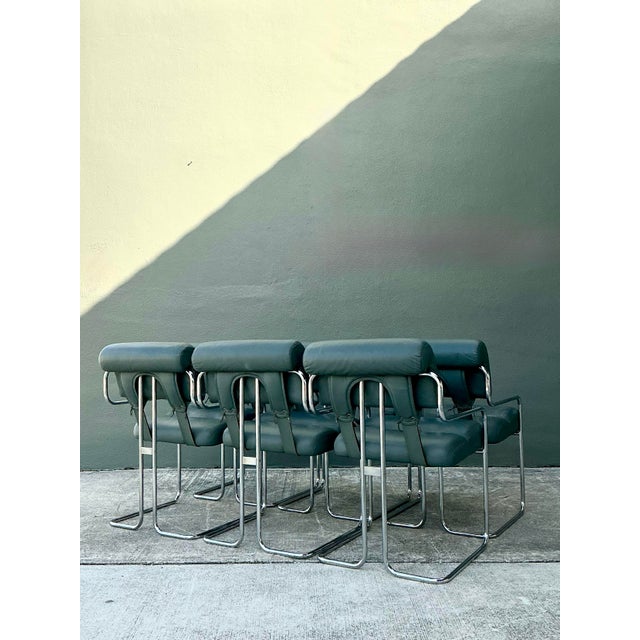 Vintage Italian Guido Faleschini “Tucaroma”:Dining Chairs - Set of 6 For Sale - Image 9 of 12