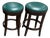 Pair of Custom Bar Stools For Sale