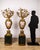 Large Sèvres Porcelain and Gilt Bronze Vases with Floral Bouquets, 1800s For Sale - Image 3 of 13