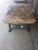 Brown Vintage Wrought Iron & Marble Top Coffee Table For Sale - Image 8 of 10