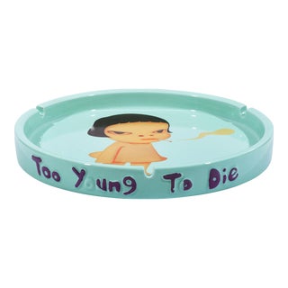 Yoshitomo Nara Too Young to Die Ashtray Dish For Sale