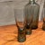 Mid-Century Modern Smoke Glass Decanter Set With Four Shot Glasses Scandinavian For Sale - Image 4 of 11