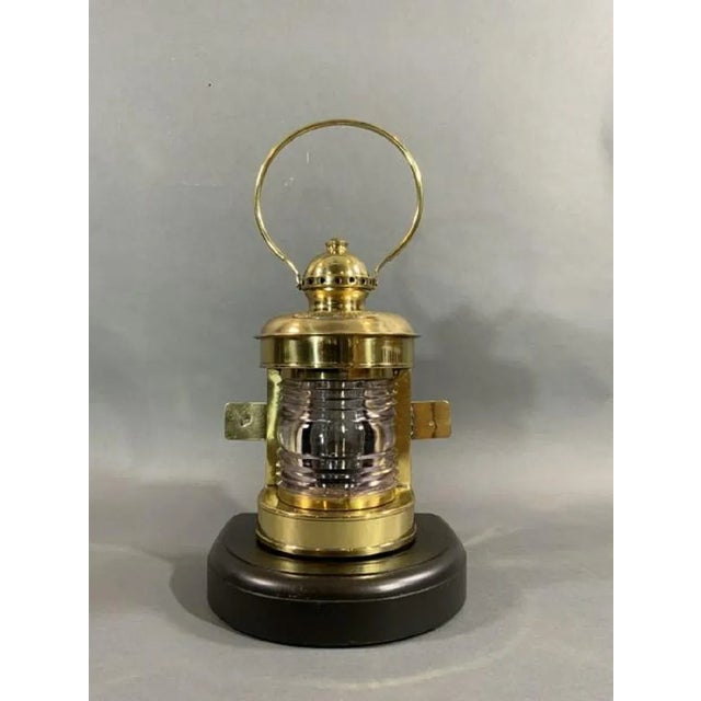 Traditional Brass Bow Light from a Boat For Sale - Image 3 of 8