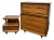 Kent Coffey Elegante Highboy Dresser and Nightstand 1960s For Sale