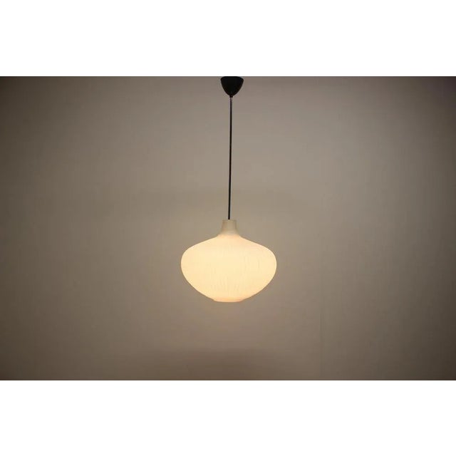 Gold Mid-Century Glass Pendant, 1960s For Sale - Image 8 of 12