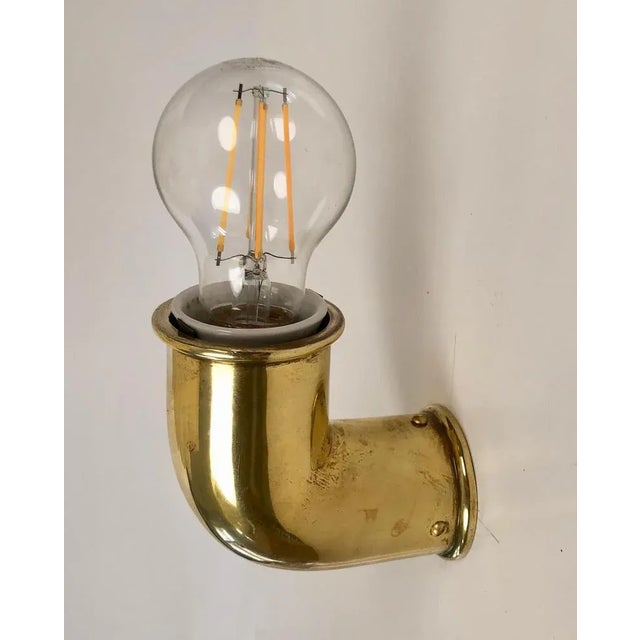 Vintage Austrian Brass Sconces, 1930s, Set of 2 For Sale - Image 9 of 15