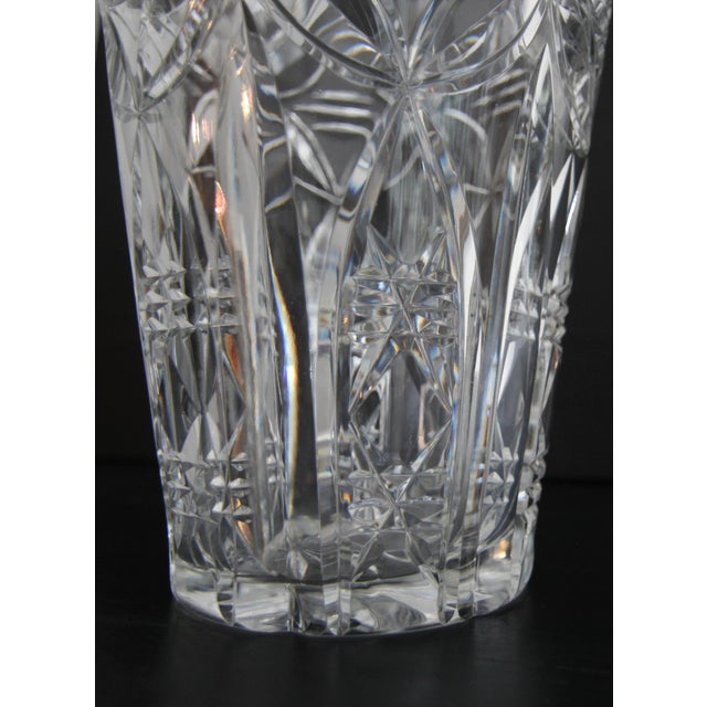Crystal Glass Vase, 1960s For Sale - Image 4 of 13